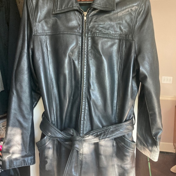 Leather coat black Danier - Picture 3 of 3